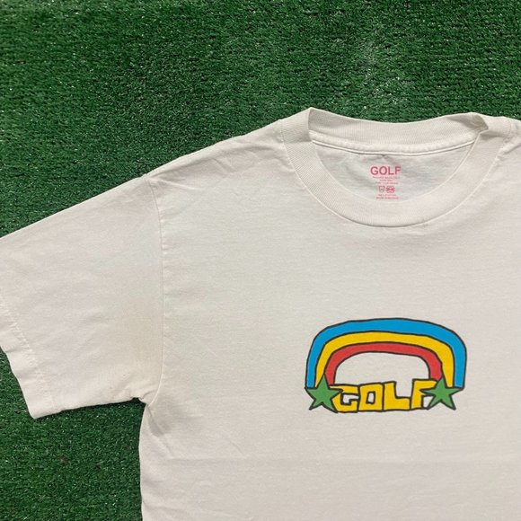 Vintage Y2K Golf Wang Rainbow OFWGKTA Essential Rap Tee - Picture 2 of 5